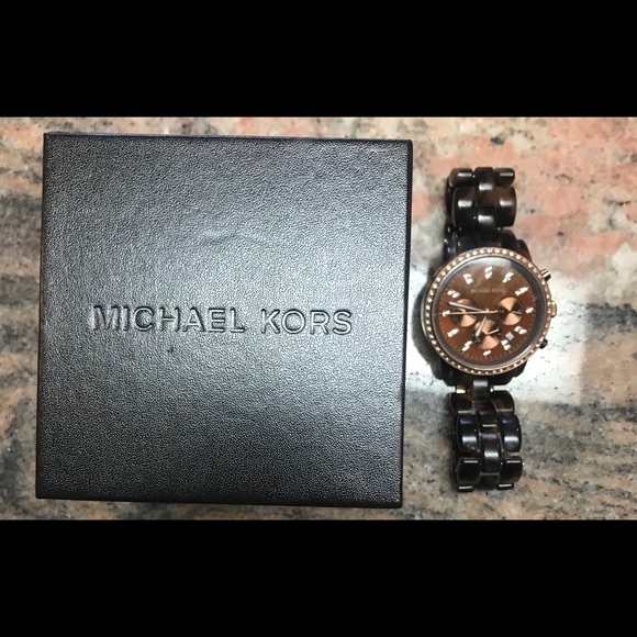 Michael Kors Accessories - Michael Kors tortoise shell watch